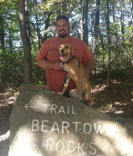Matt and Ruger at Beartown Rocks